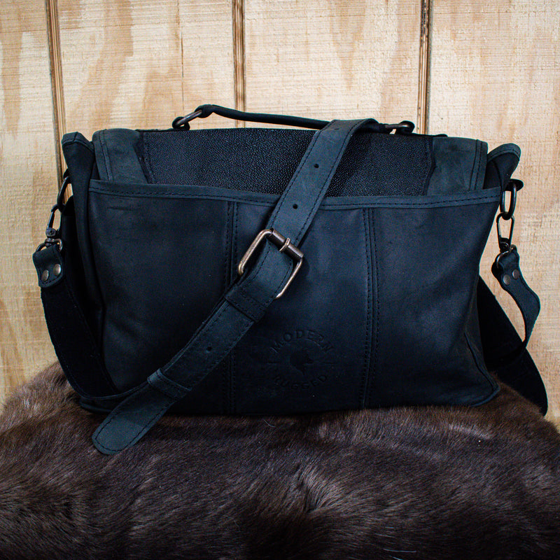 Stingray Leather Hide Laptop Bag