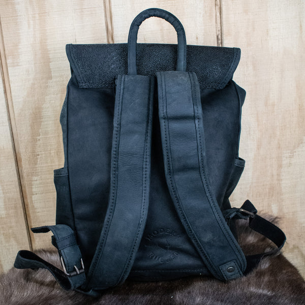 Stingray Leather Hide Backpack